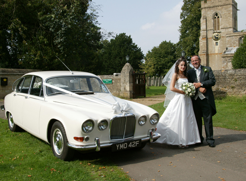 Jaguar 420 Wedding Car Hire Northamptonshire